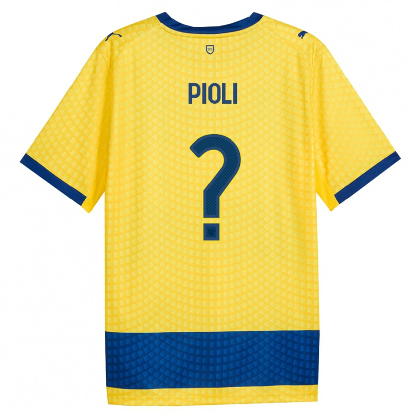Danxen Damen Federico Pioli #0 Gelb Blau Schwarz Auswärtstrikot Trikot 2026/27 T-Shirt Österreich