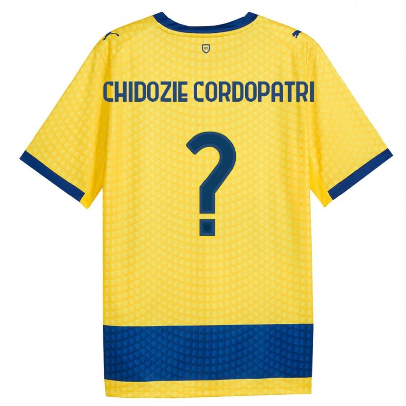 Danxen Damen Mark Chidozie Cordopatri #0 Gelb Blau Schwarz Auswärtstrikot Trikot 2026/27 T-Shirt Österreich