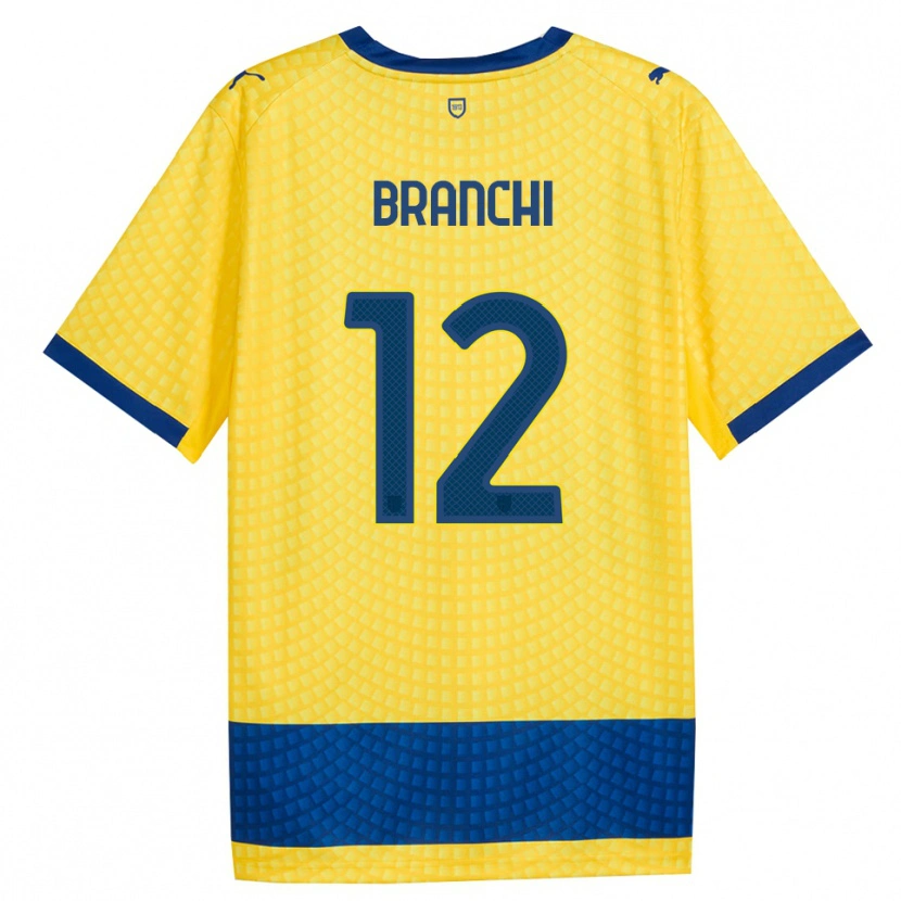 Danxen Damen Ferruccio Branchi #12 Gelb Blau Schwarz Auswärtstrikot Trikot 2026/27 T-Shirt Österreich