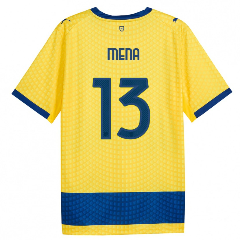 Danxen Damen Marlon Mena #13 Gelb Blau Schwarz Auswärtstrikot Trikot 2026/27 T-Shirt Österreich