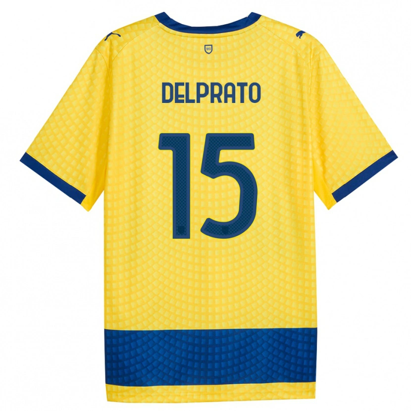 Danxen Damen Enrico Delprato #15 Gelb Blau Schwarz Auswärtstrikot Trikot 2026/27 T-Shirt Österreich