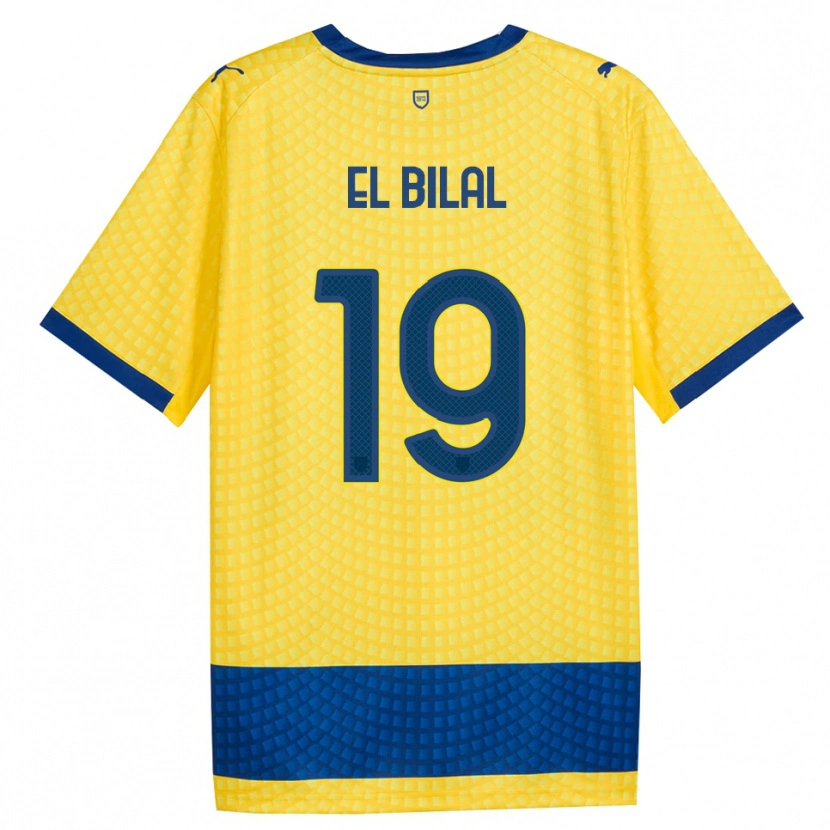 Danxen Damen El Bilal Touré #19 Gelb Blau Schwarz Auswärtstrikot Trikot 2026/27 T-Shirt Österreich