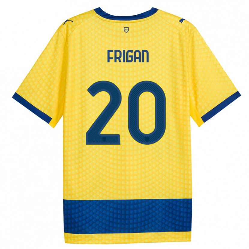 Danxen Damen Matija Frigan #20 Gelb Blau Schwarz Auswärtstrikot Trikot 2026/27 T-Shirt Österreich