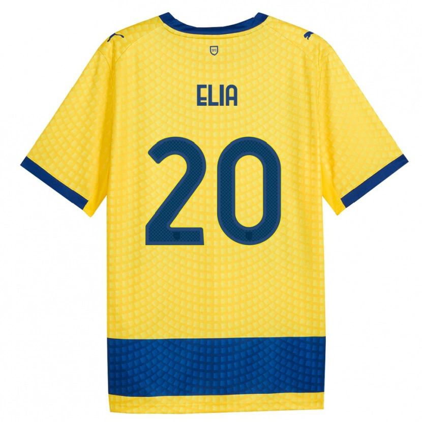Danxen Damen Alessandro Elia #20 Gelb Blau Schwarz Auswärtstrikot Trikot 2026/27 T-Shirt Österreich