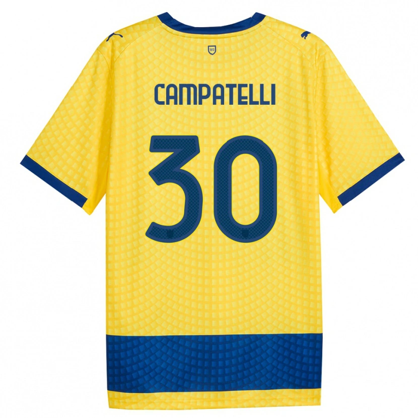 Danxen Damen Marco Campatelli #30 Gelb Blau Schwarz Auswärtstrikot Trikot 2026/27 T-Shirt Österreich