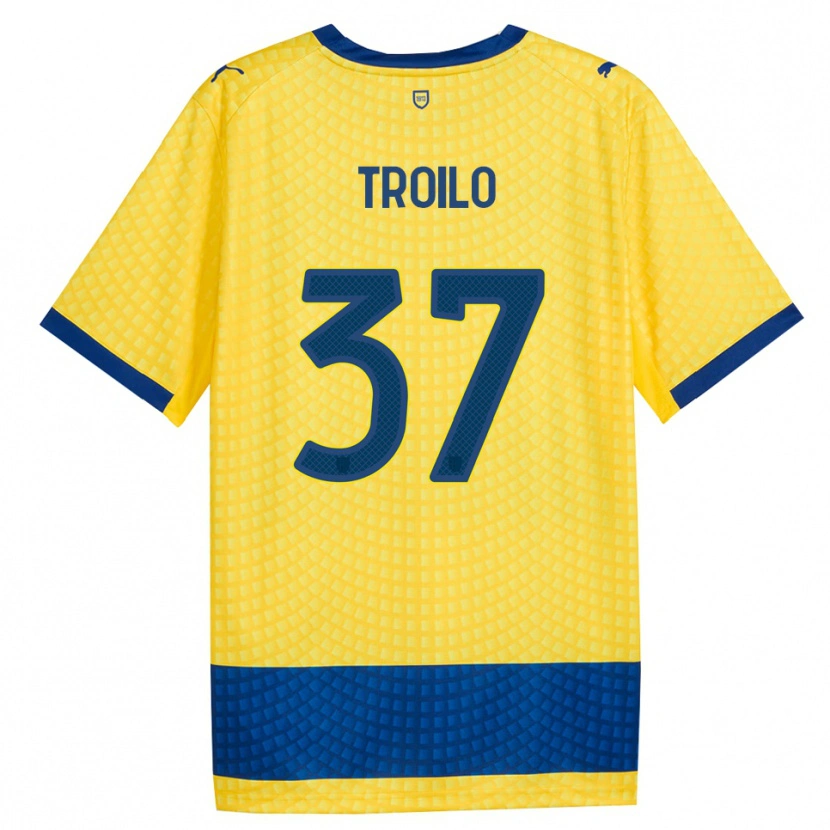 Danxen Damen Mariano Troilo #37 Gelb Blau Schwarz Auswärtstrikot Trikot 2026/27 T-Shirt Österreich