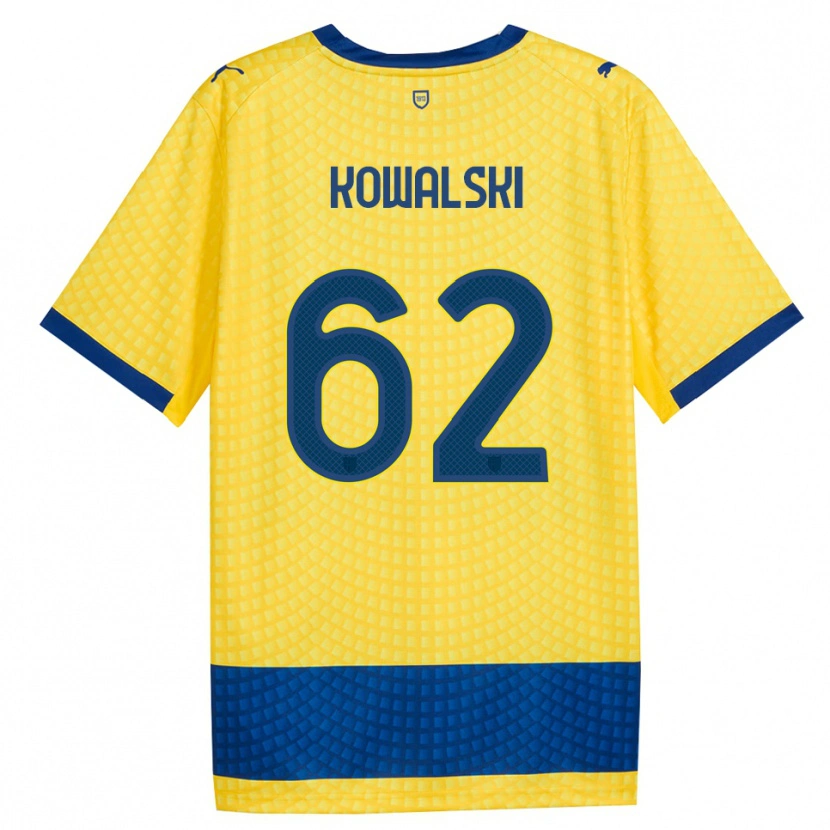 Danxen Damen Mateusz Kowalski #62 Gelb Blau Schwarz Auswärtstrikot Trikot 2026/27 T-Shirt Österreich