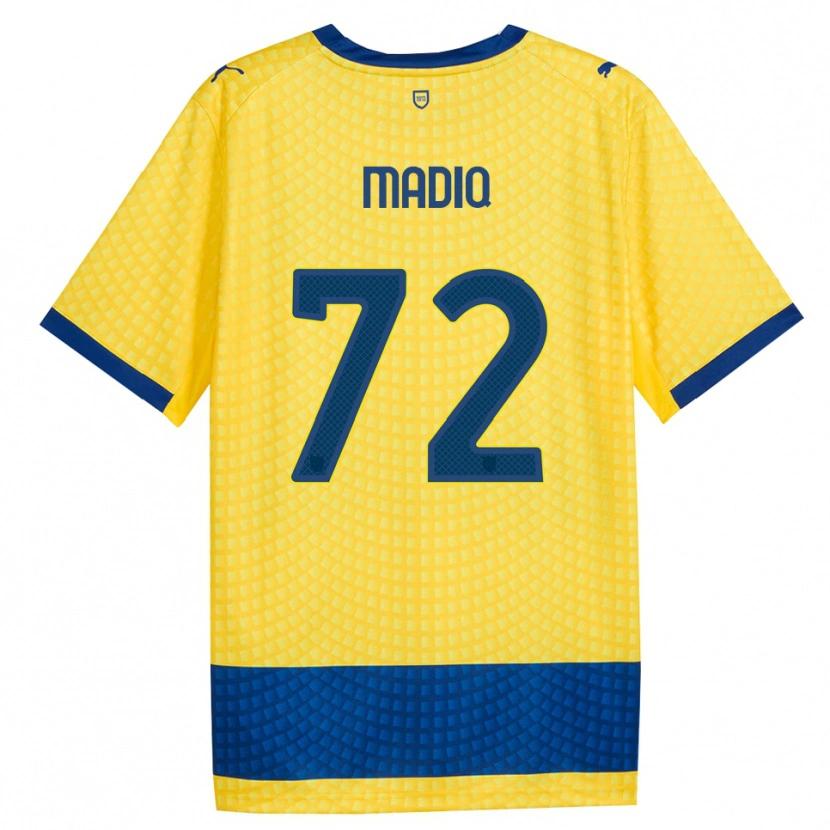 Danxen Damen Abdelaziz Madiq #72 Gelb Blau Schwarz Auswärtstrikot Trikot 2026/27 T-Shirt Österreich