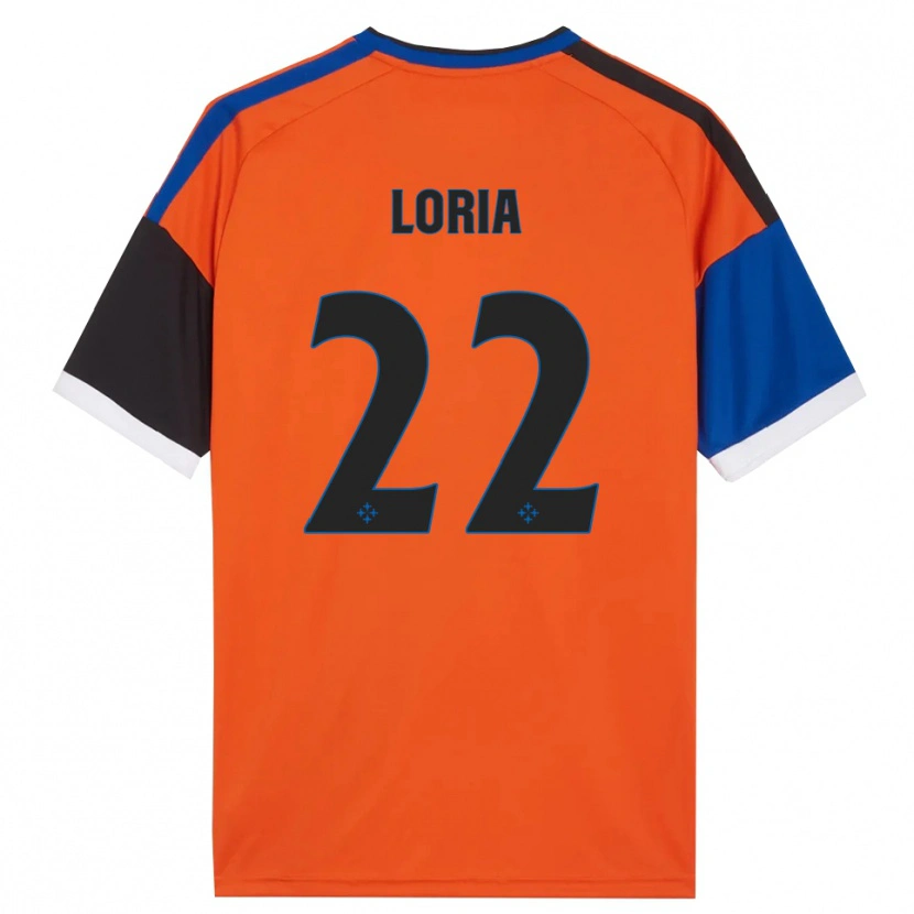 Danxen Damen Leonardo Loria #22 Orange Blau Schwarz Weiß Auswärtstrikot Trikot 2026/27 T-Shirt Österreich