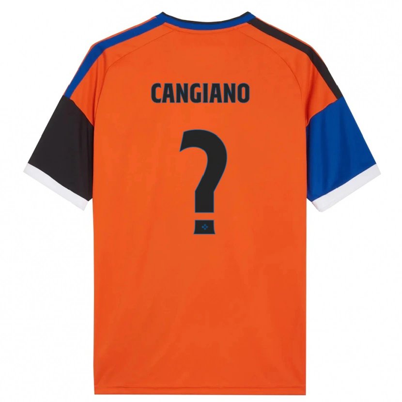 Danxen Damen Cristian Cangiano #0 Orange Blau Schwarz Weiß Auswärtstrikot Trikot 2026/27 T-Shirt Österreich