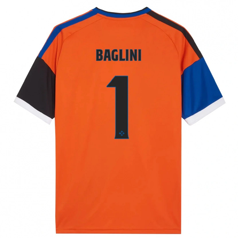 Danxen Damen Giacomo Baglini #1 Orange Blau Schwarz Weiß Auswärtstrikot Trikot 2026/27 T-Shirt Österreich