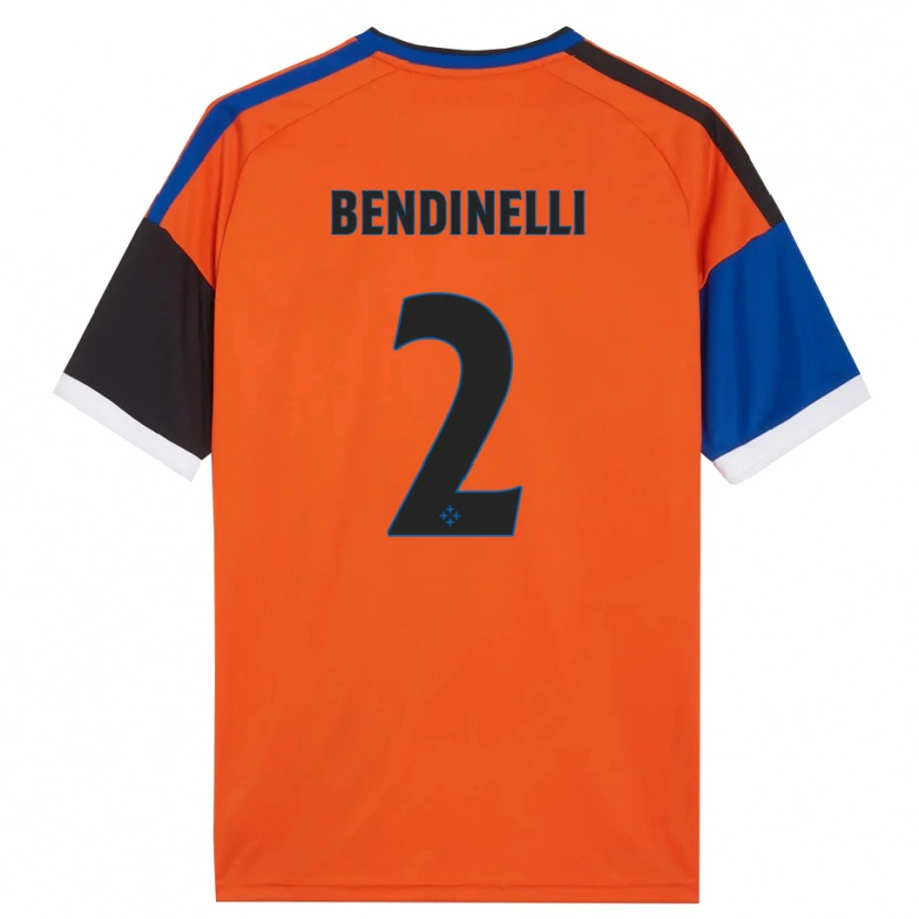 Danxen Damen Louis Bendinelli #2 Orange Blau Schwarz Weiß Auswärtstrikot Trikot 2026/27 T-Shirt Österreich