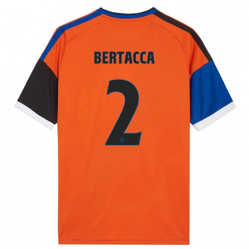 Danxen Damen Samuele Bertacca #2 Orange Blau Schwarz Weiß Auswärtstrikot Trikot 2026/27 T-Shirt Österreich