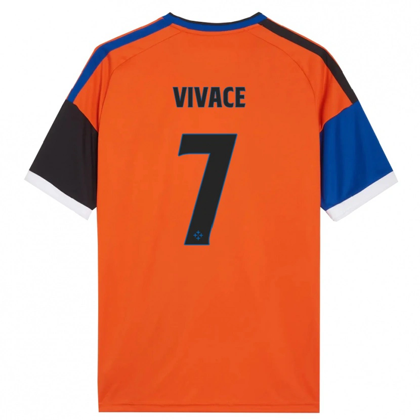 Danxen Damen Cristian Vivace #7 Orange Blau Schwarz Weiß Auswärtstrikot Trikot 2026/27 T-Shirt Österreich