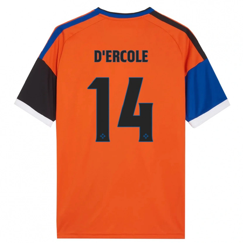 Danxen Damen Enrico D'ercole #14 Orange Blau Schwarz Weiß Auswärtstrikot Trikot 2026/27 T-Shirt Österreich