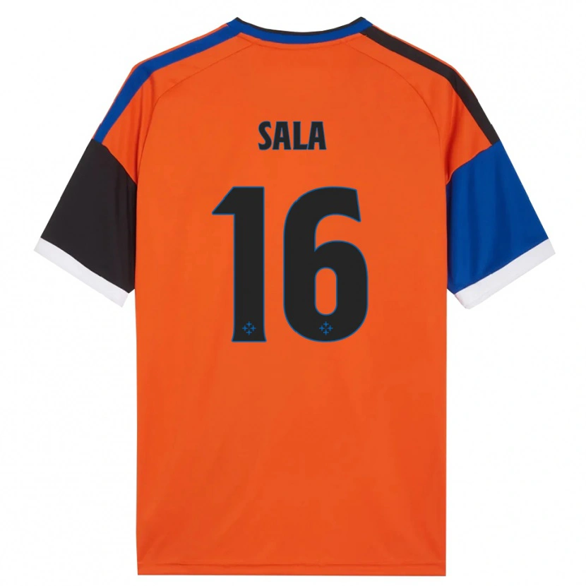 Danxen Damen Mattia Sala #16 Orange Blau Schwarz Weiß Auswärtstrikot Trikot 2026/27 T-Shirt Österreich