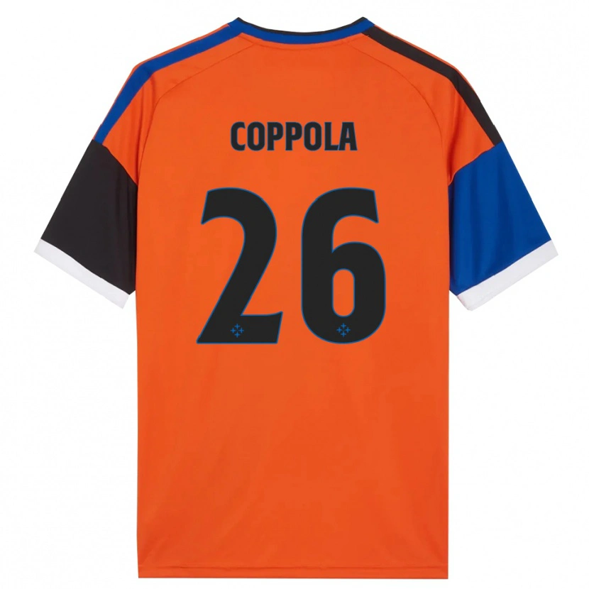 Danxen Damen Francesco Coppola #26 Orange Blau Schwarz Weiß Auswärtstrikot Trikot 2026/27 T-Shirt Österreich