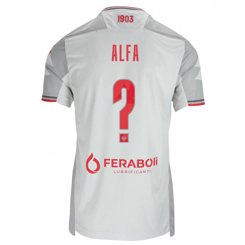 Danxen Damen Karim Alfa #0 Grau Weiß Rot Auswärtstrikot Trikot 2026/27 T-Shirt Österreich