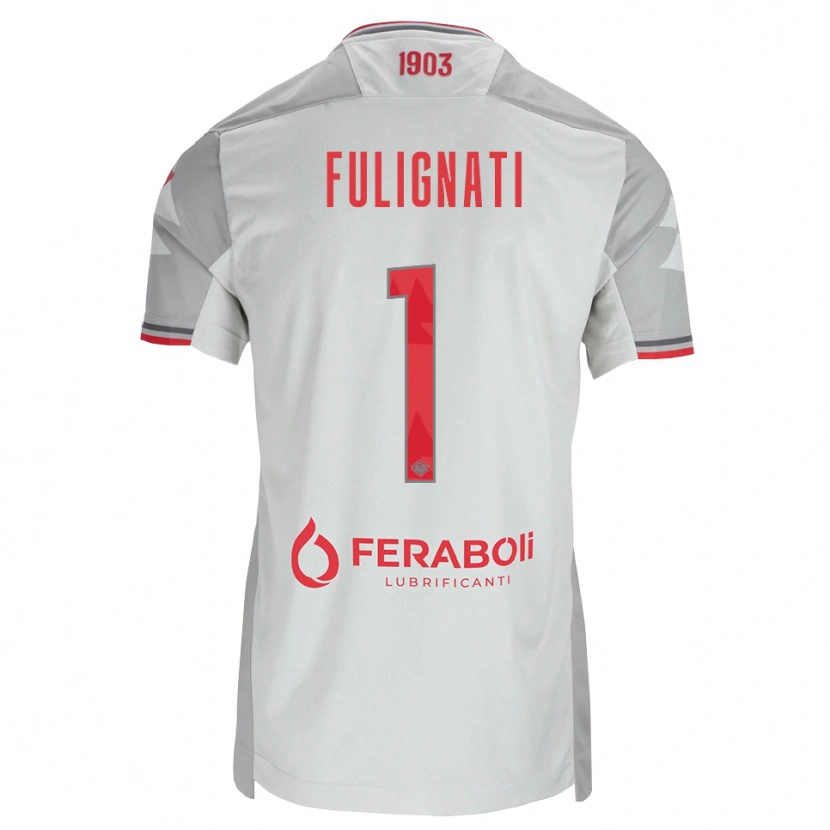 Danxen Damen Andrea Fulignati #1 Grau Weiß Rot Auswärtstrikot Trikot 2026/27 T-Shirt Österreich