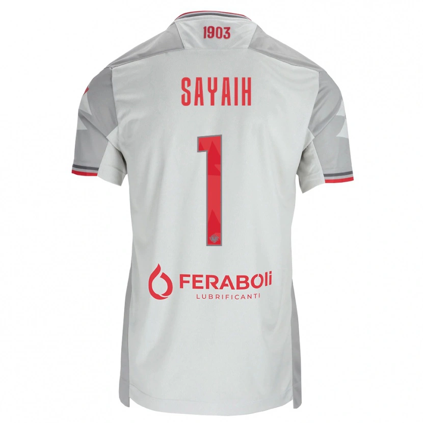Danxen Damen Ilyas Sayaih #1 Grau Weiß Rot Auswärtstrikot Trikot 2026/27 T-Shirt Österreich