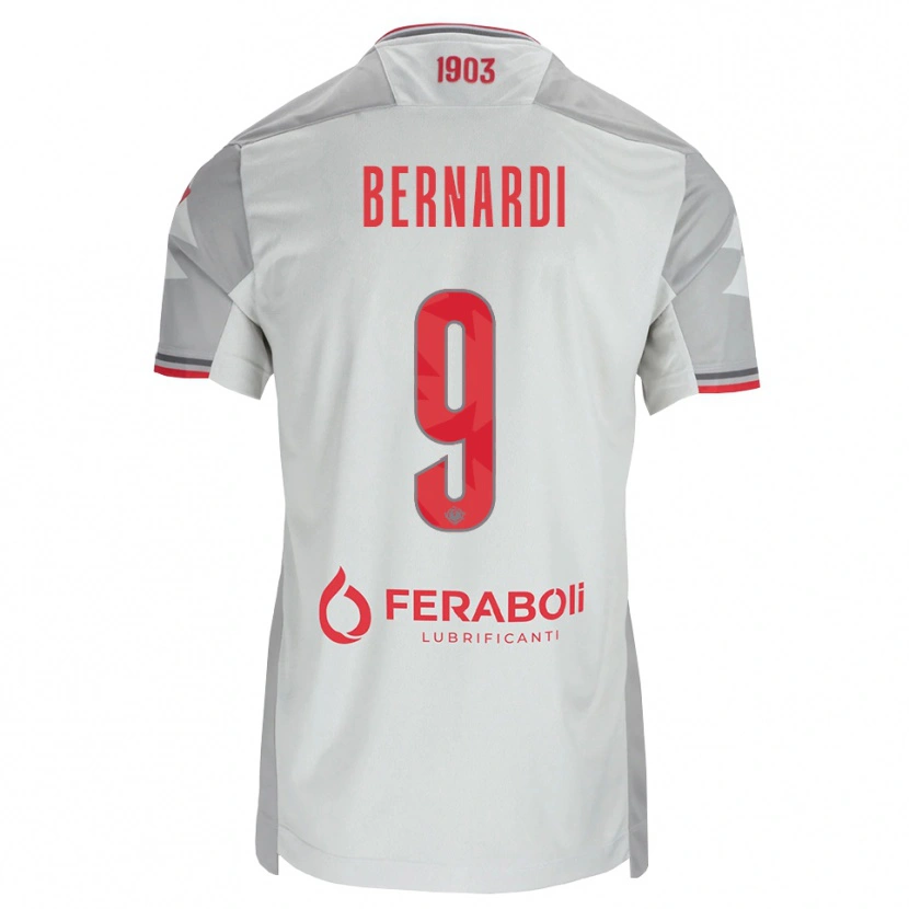 Danxen Damen Andrea Bernardi #9 Grau Weiß Rot Auswärtstrikot Trikot 2026/27 T-Shirt Österreich
