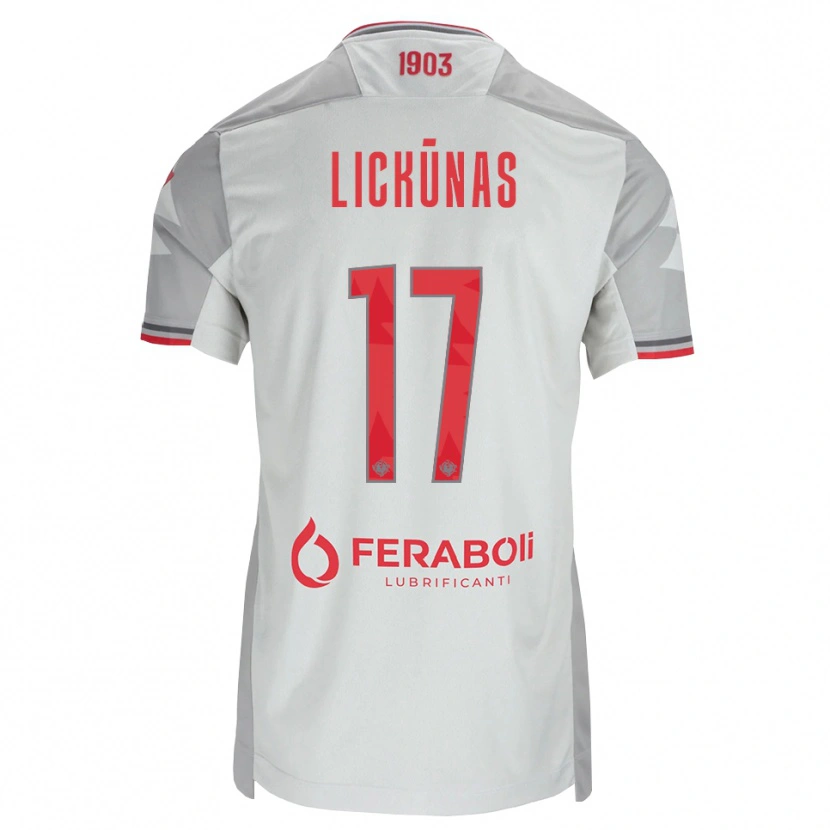 Danxen Damen Adrian Lickūnas #17 Grau Weiß Rot Auswärtstrikot Trikot 2026/27 T-Shirt Österreich