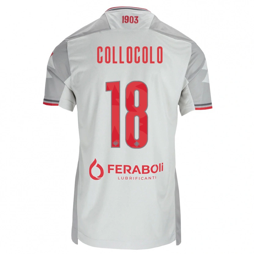 Danxen Damen Michele Collocolo #18 Grau Weiß Rot Auswärtstrikot Trikot 2026/27 T-Shirt Österreich