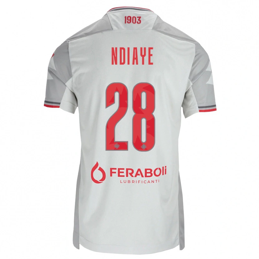 Danxen Damen Maissa Ndiaye #28 Grau Weiß Rot Auswärtstrikot Trikot 2026/27 T-Shirt Österreich