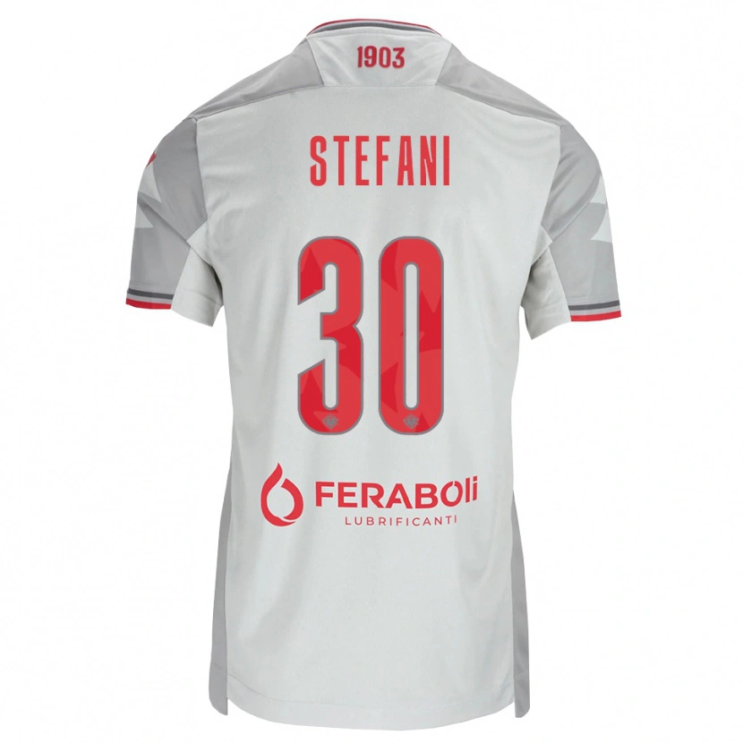 Danxen Damen Christian Stefani #30 Grau Weiß Rot Auswärtstrikot Trikot 2026/27 T-Shirt Österreich