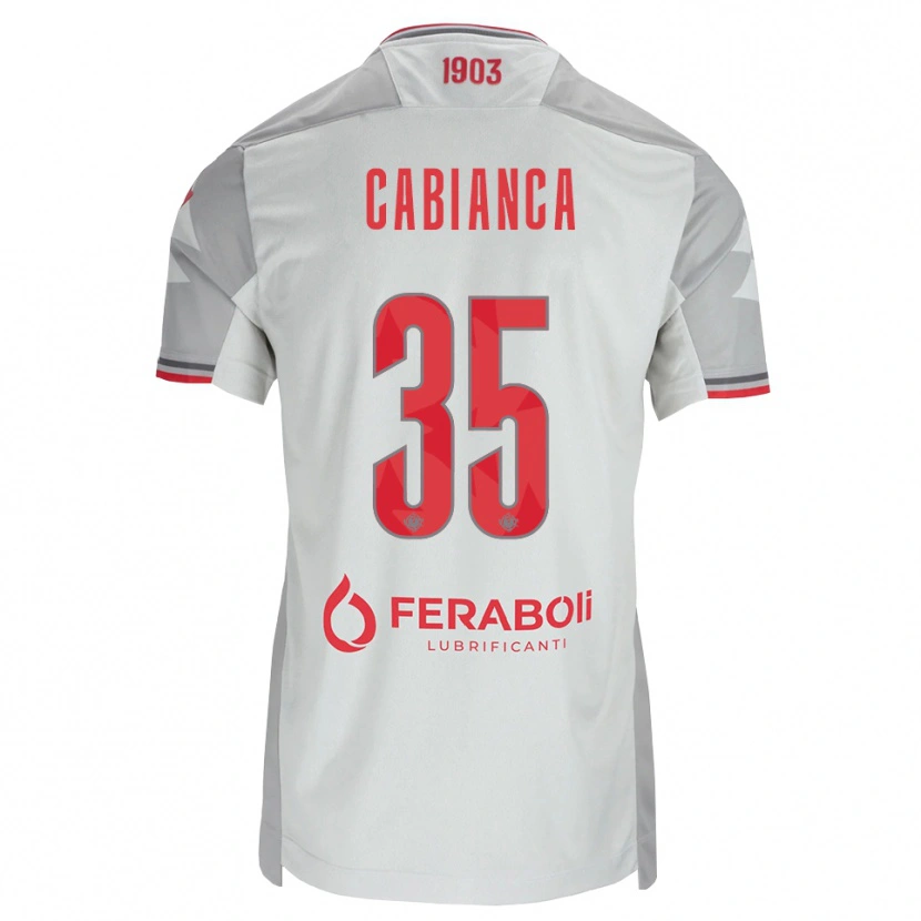 Danxen Damen Eddy Cabianca #35 Grau Weiß Rot Auswärtstrikot Trikot 2026/27 T-Shirt Österreich