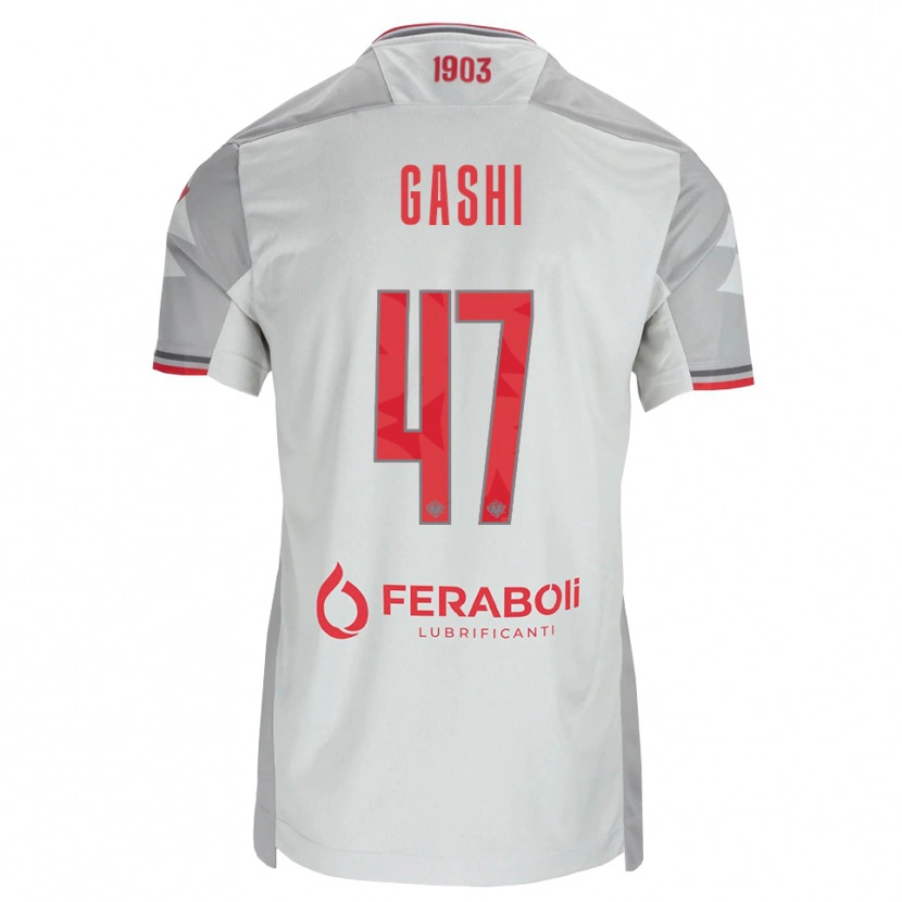 Danxen Damen Eduart Gashi #47 Grau Weiß Rot Auswärtstrikot Trikot 2026/27 T-Shirt Österreich
