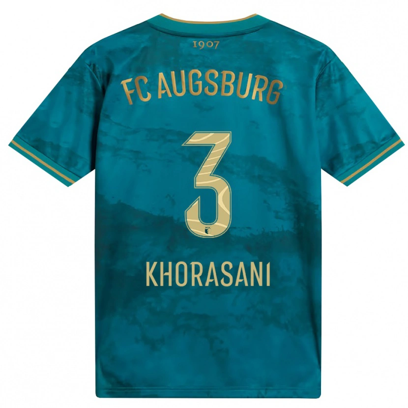 Danxen Damen Ahmad Khorasani #3 Grün Braun Auswärtstrikot Trikot 2026/27 T-Shirt Österreich