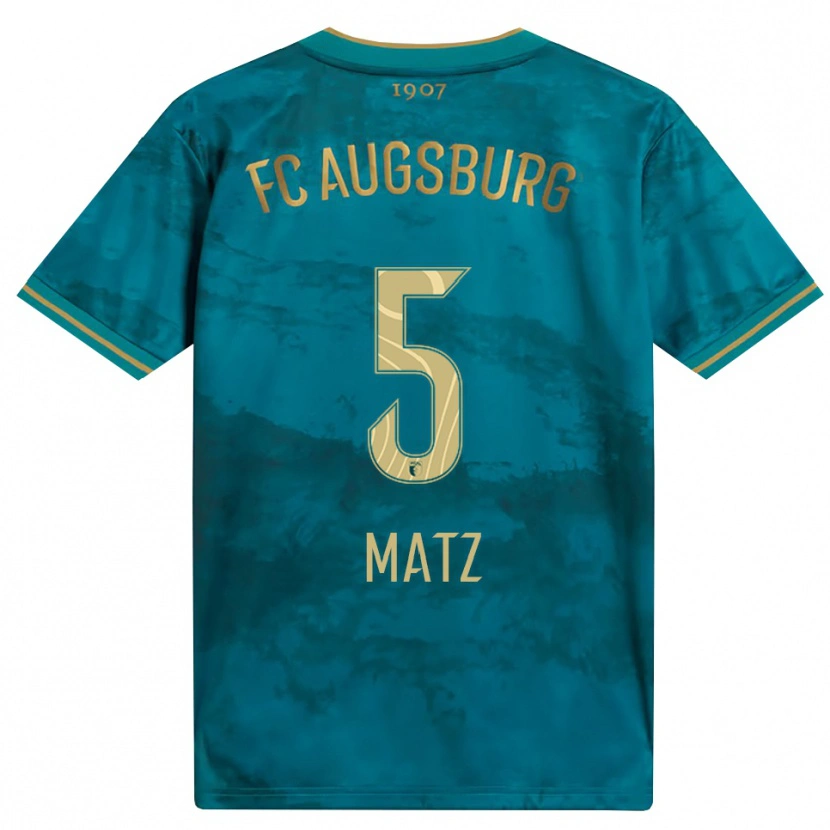 Danxen Damen Maximilian Matz #5 Grün Braun Auswärtstrikot Trikot 2026/27 T-Shirt Österreich
