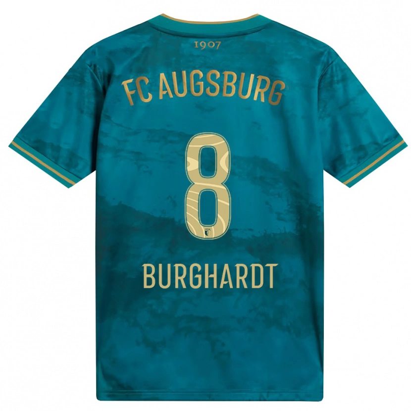 Danxen Damen Kilian Burghardt #8 Grün Braun Auswärtstrikot Trikot 2026/27 T-Shirt Österreich