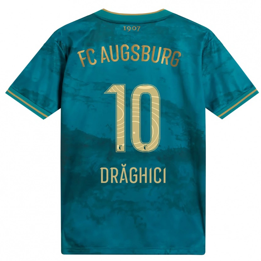 Danxen Damen Robert Drăghici #10 Grün Braun Auswärtstrikot Trikot 2026/27 T-Shirt Österreich