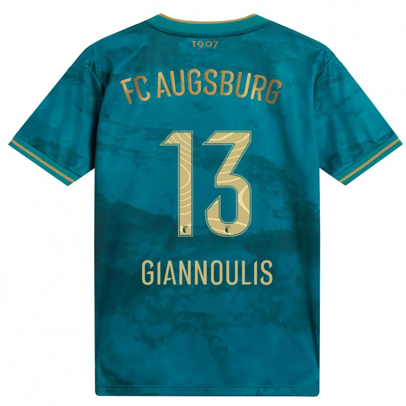 Danxen Damen Dimitrios Giannoulis #13 Grün Braun Auswärtstrikot Trikot 2026/27 T-Shirt Österreich
