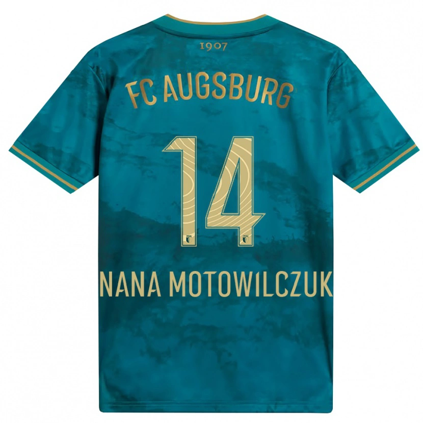 Danxen Damen Kevin Nana #14 Grün Braun Auswärtstrikot Trikot 2026/27 T-Shirt Österreich