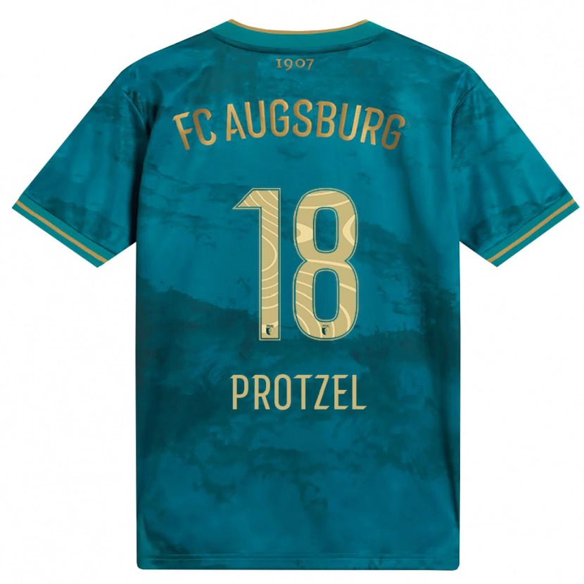 Danxen Damen Ann-Sophie Protzel #18 Grün Braun Auswärtstrikot Trikot 2026/27 T-Shirt Österreich