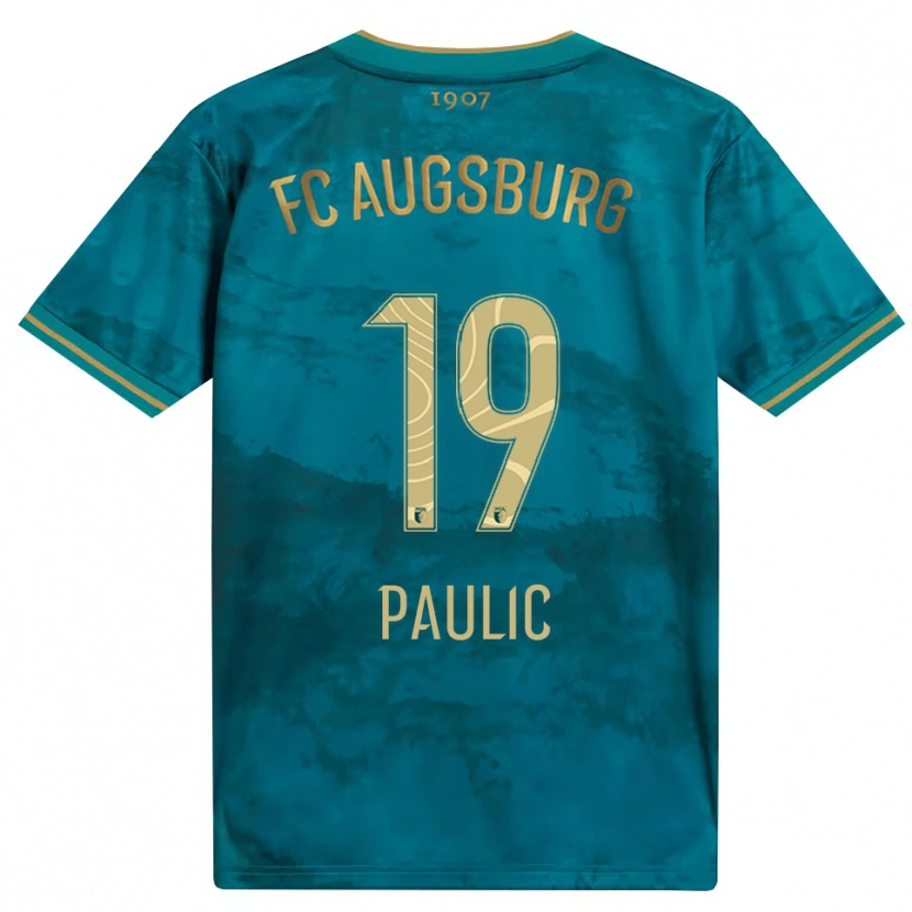 Danxen Damen Anthony Paulic #19 Grün Braun Auswärtstrikot Trikot 2026/27 T-Shirt Österreich