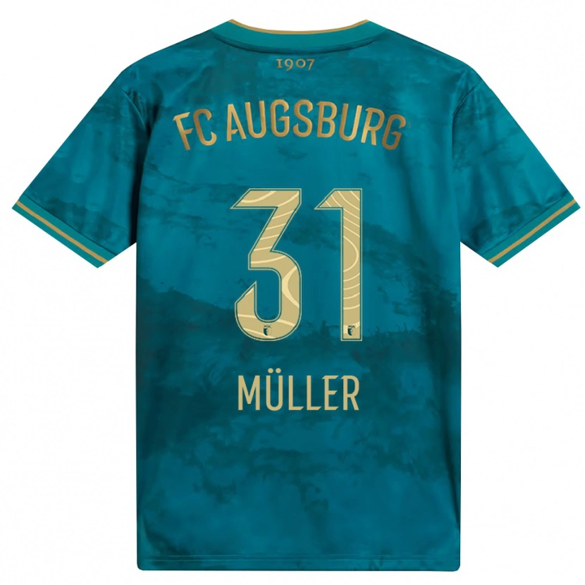 Danxen Damen Noah Müller #31 Grün Braun Auswärtstrikot Trikot 2026/27 T-Shirt Österreich