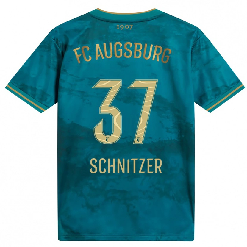 Danxen Damen Tim Schnitzer #37 Grün Braun Auswärtstrikot Trikot 2026/27 T-Shirt Österreich