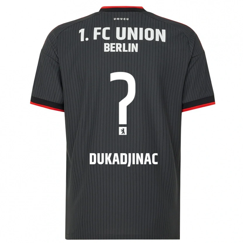 Danxen Damen Tarik Dukadjinac #0 Schwarz Weiß Rot Auswärtstrikot Trikot 2026/27 T-Shirt Österreich