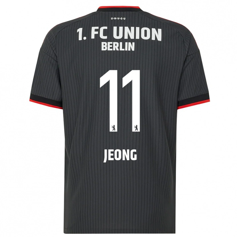 Danxen Damen Woo-Yeong Jeong #11 Schwarz Weiß Rot Auswärtstrikot Trikot 2026/27 T-Shirt Österreich
