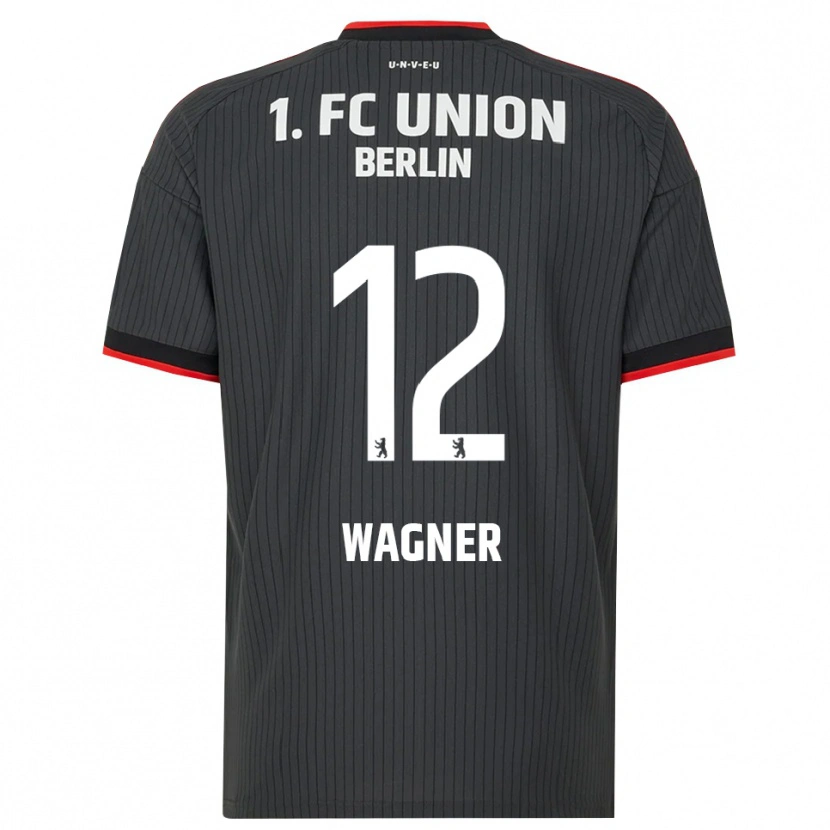 Danxen Damen Melanie Wagner #12 Schwarz Weiß Rot Auswärtstrikot Trikot 2026/27 T-Shirt Österreich