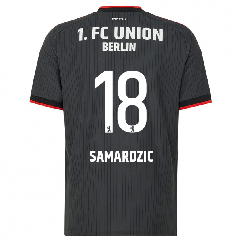 Danxen Damen Luka Samardzic #18 Schwarz Weiß Rot Auswärtstrikot Trikot 2026/27 T-Shirt Österreich