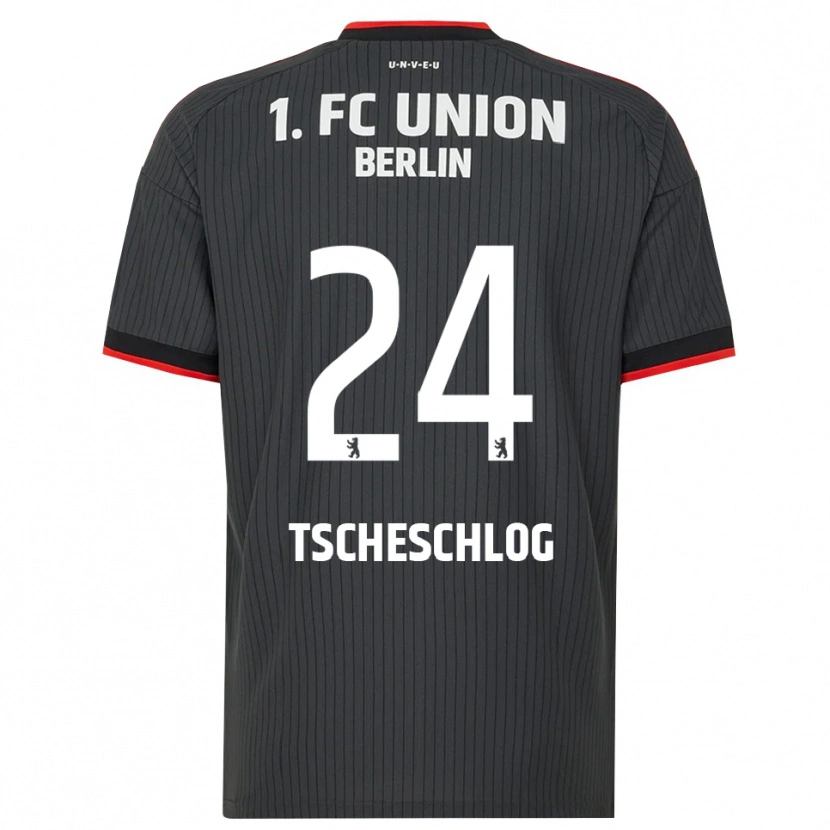 Danxen Damen Jonas Tscheschlog #24 Schwarz Weiß Rot Auswärtstrikot Trikot 2026/27 T-Shirt Österreich