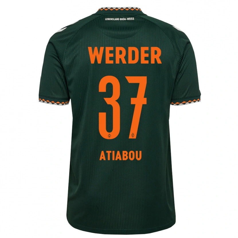 Danxen Damen Benjamin Atiabou #37 Dunkelgrün Orange Weiß Auswärtstrikot Trikot 2026/27 T-Shirt Österreich