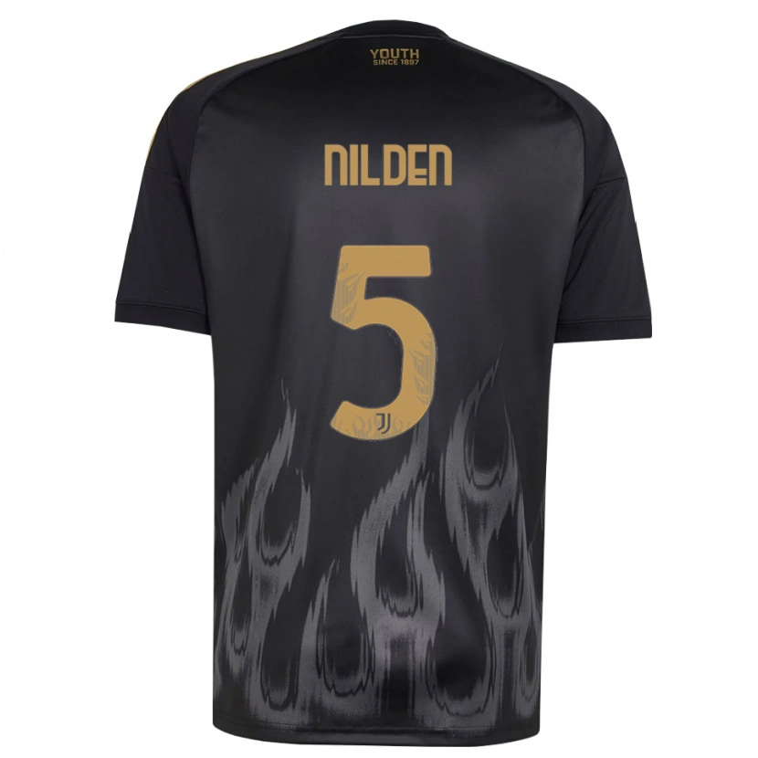 Danxen Damen Amanda Nilden #5 Schwarz Braun Ausweichtrikot Trikot 2026/27 T-Shirt Österreich
