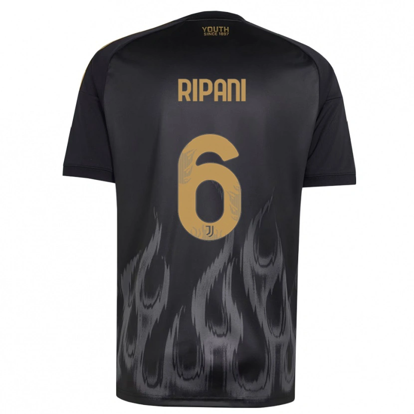 Danxen Damen Diego Ripani #6 Schwarz Braun Ausweichtrikot Trikot 2026/27 T-Shirt Österreich