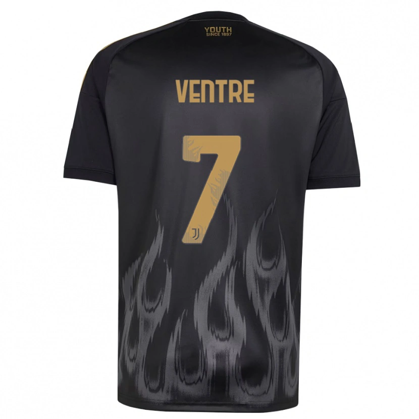 Danxen Damen Alessandro Ventre #7 Schwarz Braun Ausweichtrikot Trikot 2026/27 T-Shirt Österreich